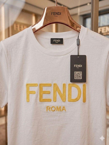Women White Logo Print T-Shirt – Stylish Casual Everyday Wear