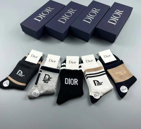 Luxury Designer Long Socks Soft, Breathable & Comfortable Everyday Wear