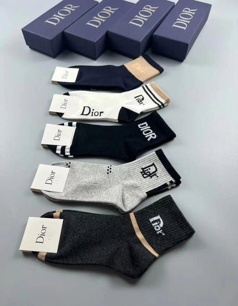 Luxury Designer Long Socks Soft, Breathable & Comfortable Everyday Wear
