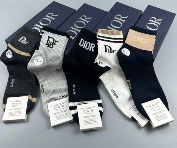 Luxury Designer Long Socks Soft, Breathable & Comfortable Everyday Wear