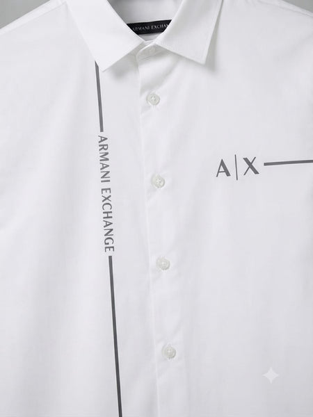 Men White Full Sleeve Casual Shirt | Premium Regular Fit  Shirt