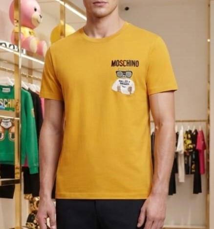 Men Premium Mustard Yellow Crew Neck Half Sleeve T-Shirt