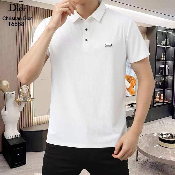 Luxury Men's Solid Polo T-Shirt – Premium Look | Regular Fit | Half Sleeve
