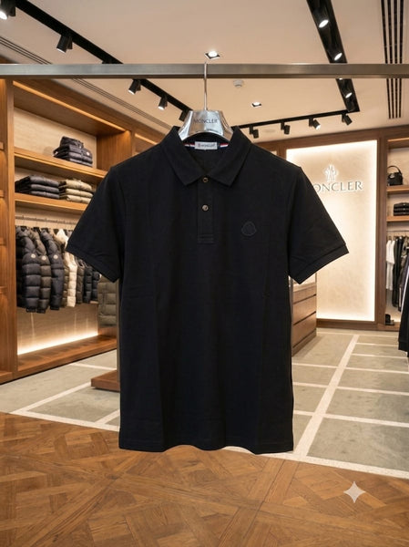 Premium Men's Black Polo T-Shirt | Regular Fit | Half Sleeve Casual Polo