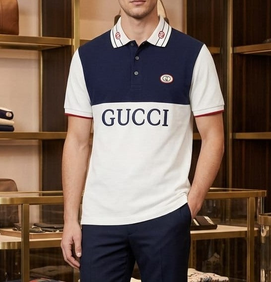 Premium Men's Color Block Polo T-Shirt | Regular Fit