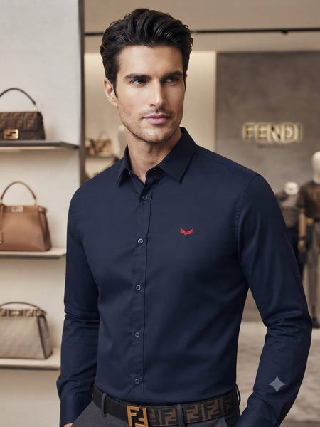 Premium Men's Solid Full Sleeve Formal Shirt