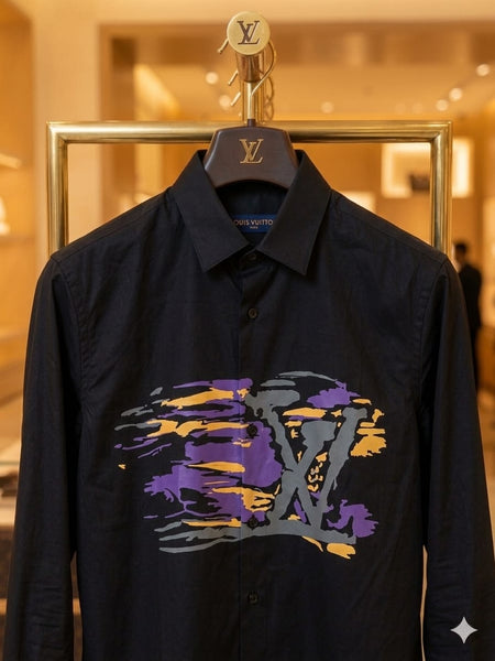 Premium Men's Graphic Print Full Sleeve Shirt | Regular Fit