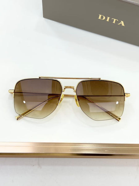 Premium Square Rimless Gradient Sunglasses for Men & Women – Luxury Metal Frame