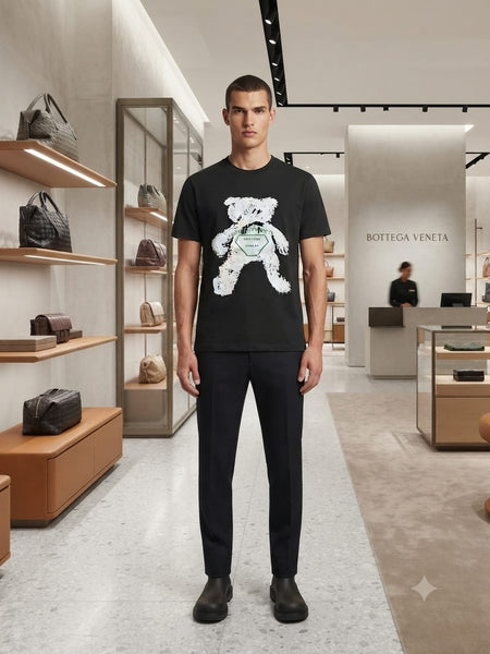 Men Premium Black Graphic T-Shirt
