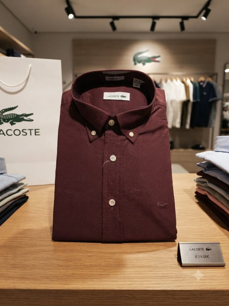 Men Premium Maroon Full Sleeve Casual Shirt