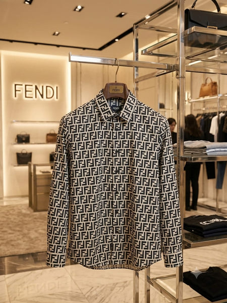 Men  Premium Printed Full Sleeve Shirt with Classic Collar