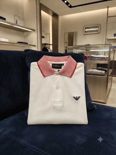 Premium Contrast Collar Polo Shirt | Elegant Half Sleeve Casual Wear T-Shirt