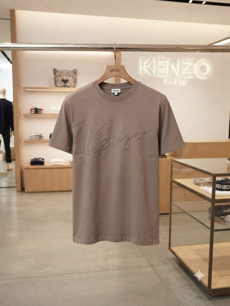 Premium Initial Brand Signature  T-Shirt | Stylish Round Neck Casual Wear Tee
