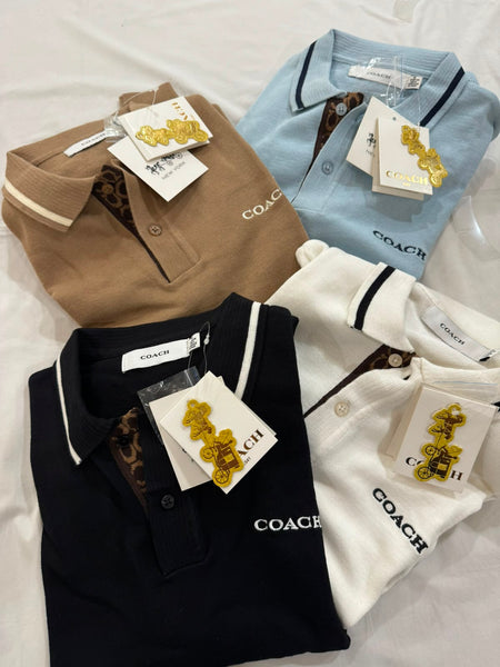 Men Premium Embroidered Logo Polo Shirt  Stylish Designer Half Sleeve T-Shirt