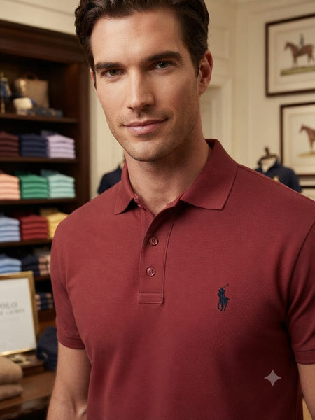 Men Premium  Polo Shirt | Classic Short Sleeve Collared T-Shirt