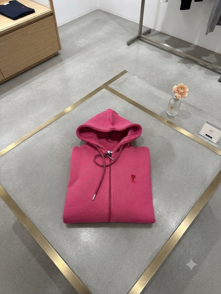 Luxury Women Full-Zip Hoodie – Premium Pink Edition