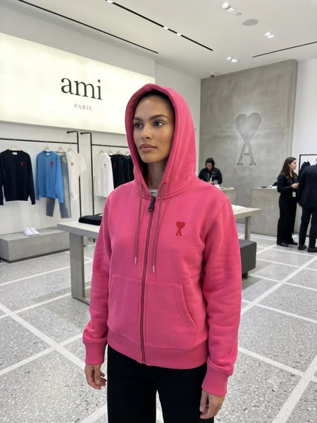Luxury Women Full-Zip Hoodie – Premium Pink Edition