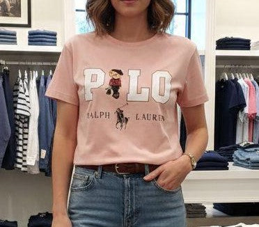 Women Light Pink Graphic Cotton T-Shirt | Casual Crew Neck Half Sleeve Tee