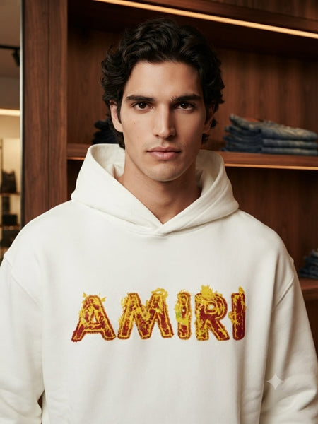 Unisex White Graphic Pullover Hoodie | Premium Hooded Sweatshirt