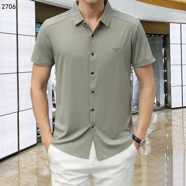 Premium Short Sleeve Shirt for Men – Smart Casual Button-Up Shirt
