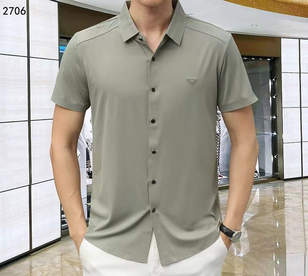 Premium Short Sleeve Shirt for Men – Smart Casual Button-Up Shirt