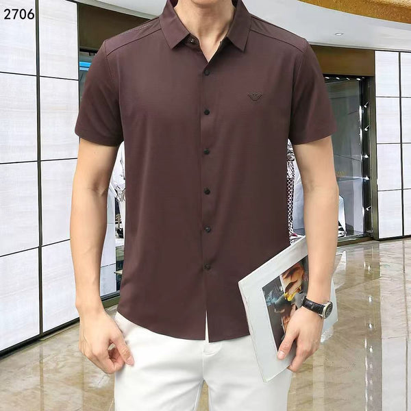 Premium Short Sleeve Shirt for Men – Smart Casual Button-Up Shirt