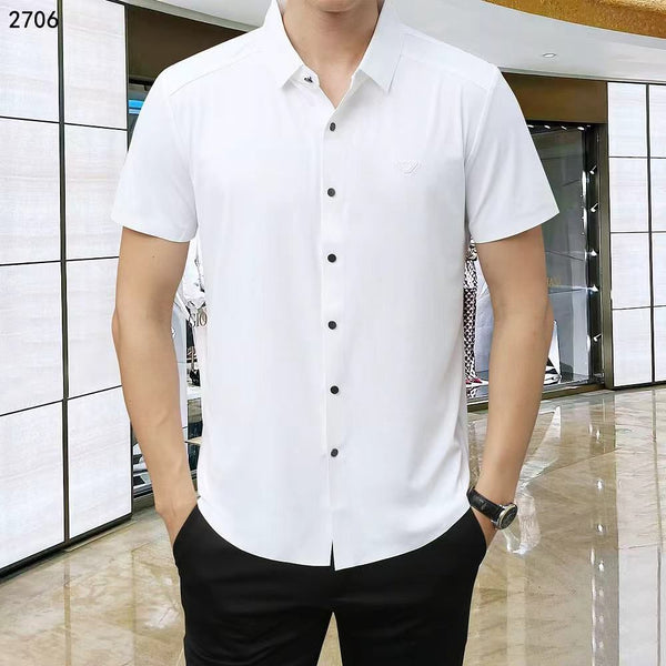 Premium Short Sleeve Shirt for Men – Smart Casual Button-Up Shirt