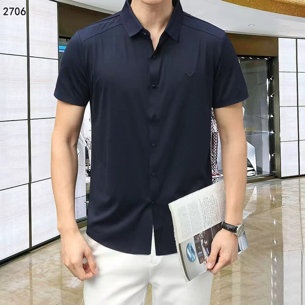 Premium Short Sleeve Shirt for Men – Smart Casual Button-Up Shirt