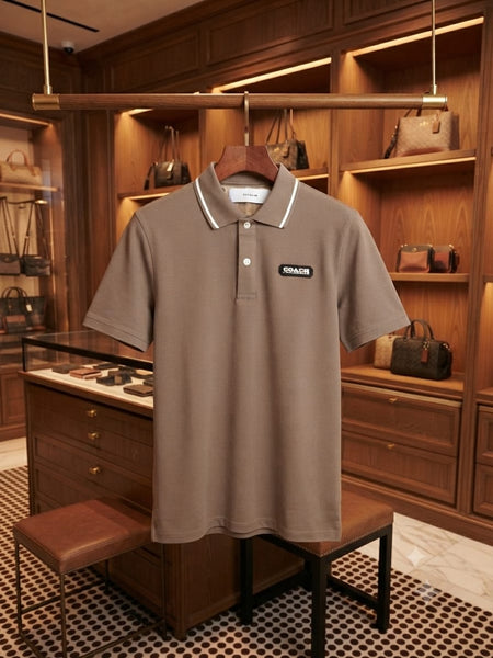 Classic Minimal Polo T-Shirt – Smart Casual Style