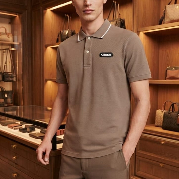 Classic Minimal Polo T-Shirt – Smart Casual Style