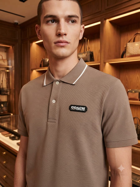 Classic Minimal Polo T-Shirt – Smart Casual Style