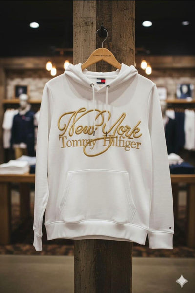 Women White Graphic Pullover Hoodie