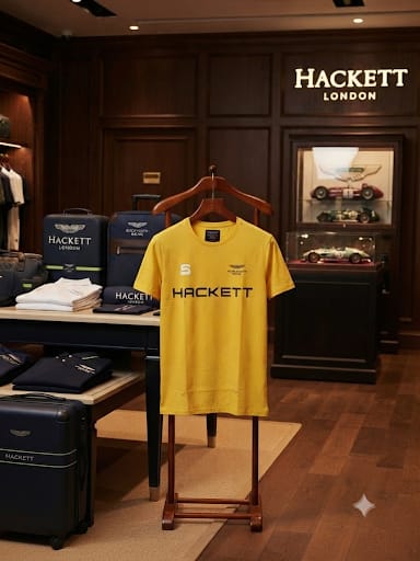 Men’s Yellow Racing T-Shirt – Premium Motorsport Style