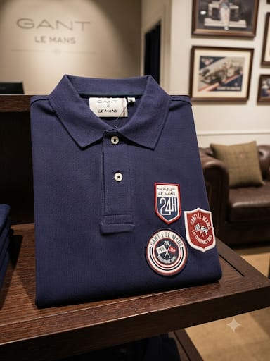 Men’s Navy Blue Polo T-Shirt – Classic Preppy Casual Style