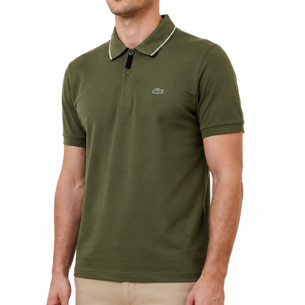 Premium Olive Green Polo T-Shirt for Men