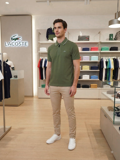 Premium Olive Green Polo T-Shirt for Men