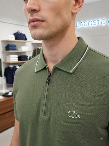 Premium Olive Green Polo T-Shirt for Men