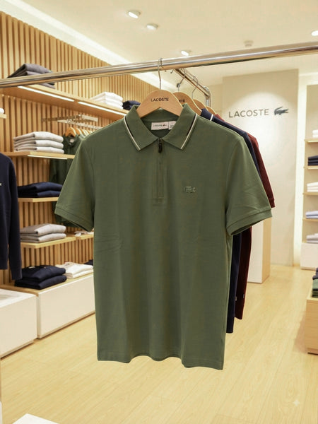 Premium Olive Green Polo T-Shirt for Men