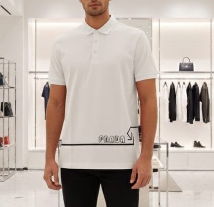 Premium White Polo T-Shirt for Men