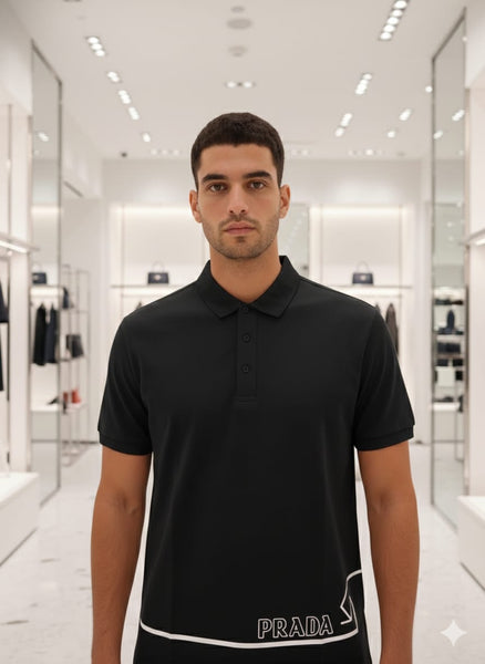 Premium Black Polo T-Shirt for Men