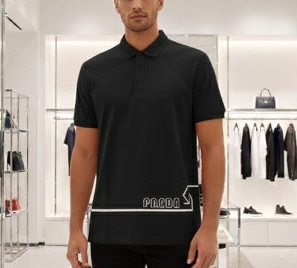 Premium Black Polo T-Shirt for Men