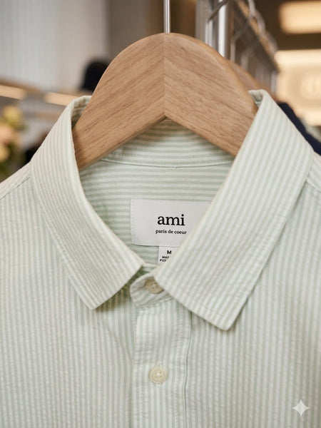 Premium Mint Green Full-Sleeve Casual Shirt for Men