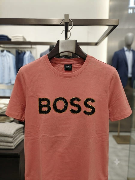 Men Premium Logo Round Neck T-Shirt – Short Sleeve Casual Tee