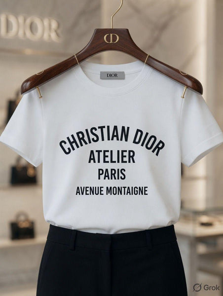 Men Premium Paris Graphic Print Round Neck T-Shirt – White Casual Tee