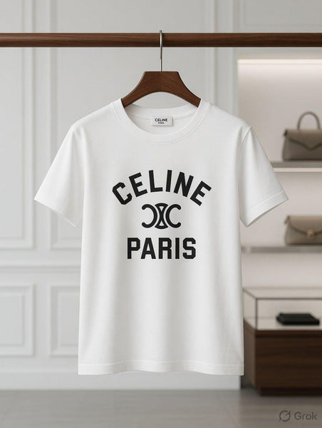 Men Premium Paris Graphic Print Round Neck T-Shirt – White Casual Tee
