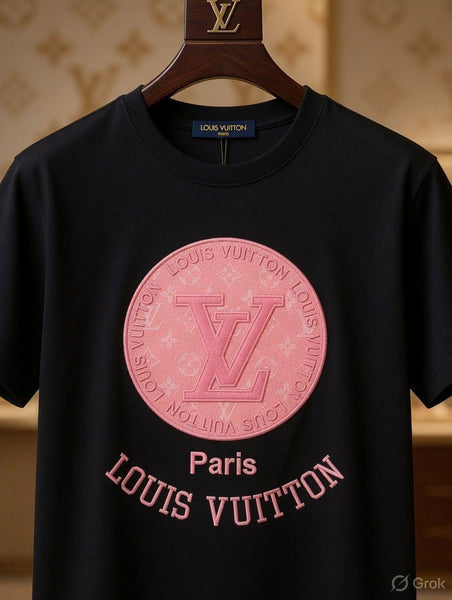 Black Graphic Print Round Neck T-Shirt