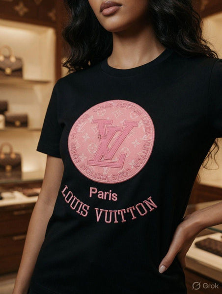 Black Graphic Print Round Neck T-Shirt