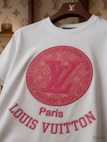 White Graphic Print Round Neck T-Shirt