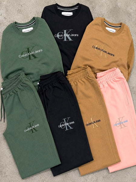 Premium Light Blue Logo Co-Ord Set for Women | Half Sleeve T-Shirt with Regular Fit Track Pants