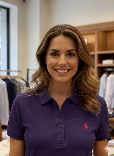 Premium Purple Polo Shirt Dress for Women